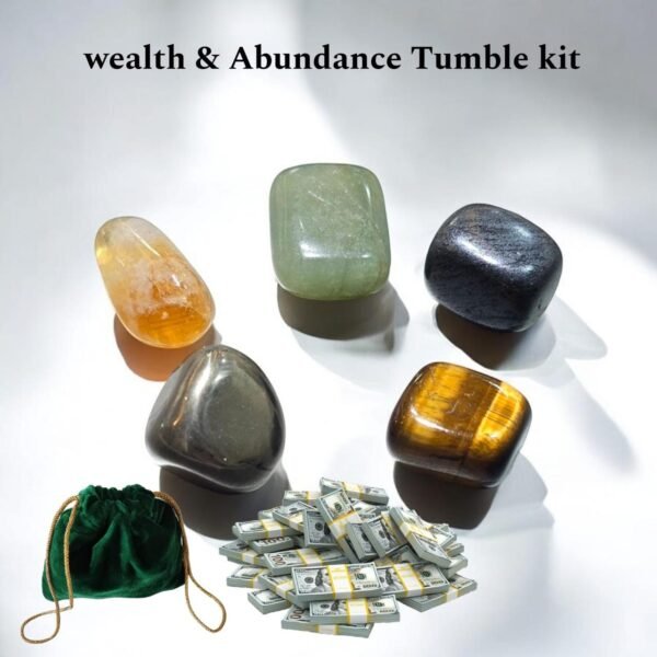 Wealth & Abundance Tumble Kit
